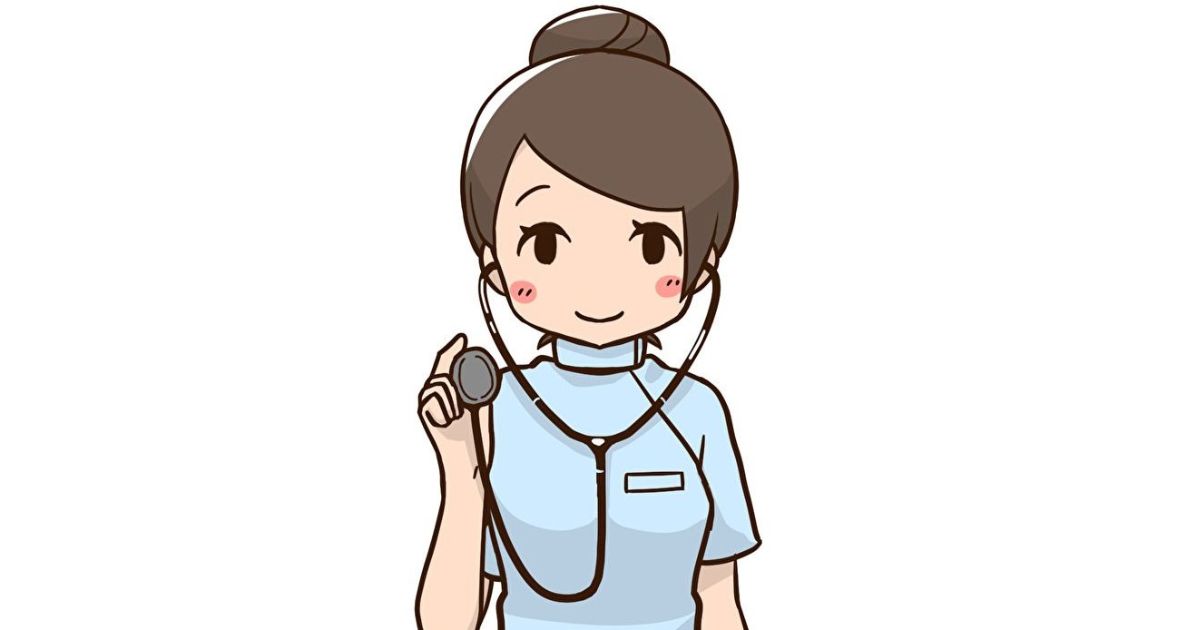 聴診器を持つ女性看護師